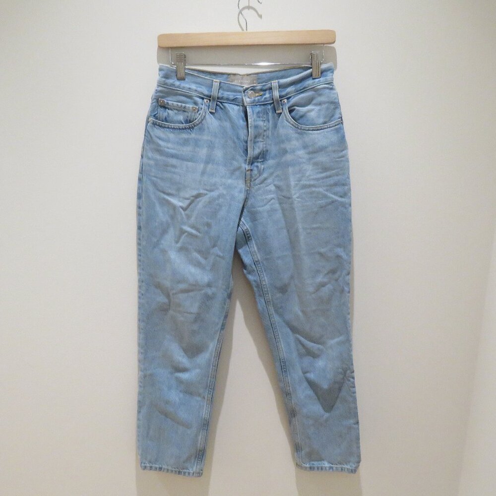 EVERLANE The 90's Cheeky Jeans in Diamond Light Wash Size 26 Minimalist Preppy - Picture 3 of 14